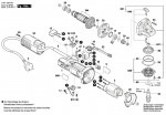 Bosch 3 601 C94 003 Gws 700 Angle Grinder 230 V / Eu Spare Parts